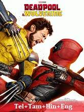 Deadpool & Wolverine (2024) v3 DVDScr HQ Clean [Telugu + Tamil + Hindi + Eng] Dubbed Movie Watch Online Free